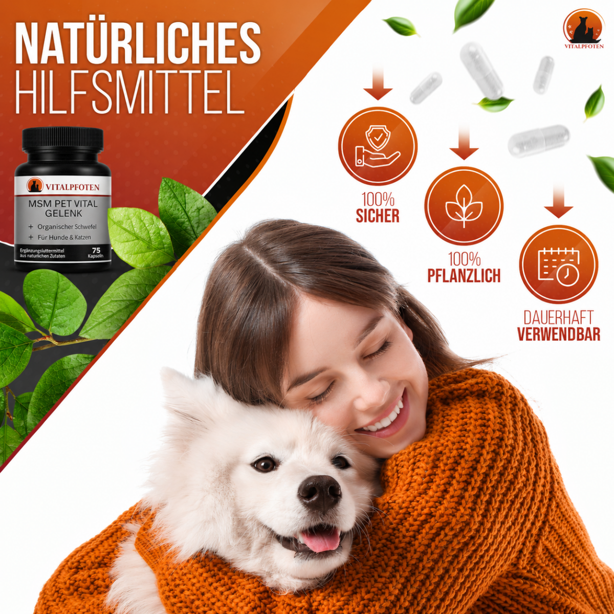 Vitalpfoten MSM Pet Vital Gelenk Kapseln – Bild 5