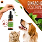 Einfache Dosierung CBD Öl Pipette Hund Katze