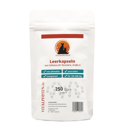 Leerkapseln leere kapseln hund katze