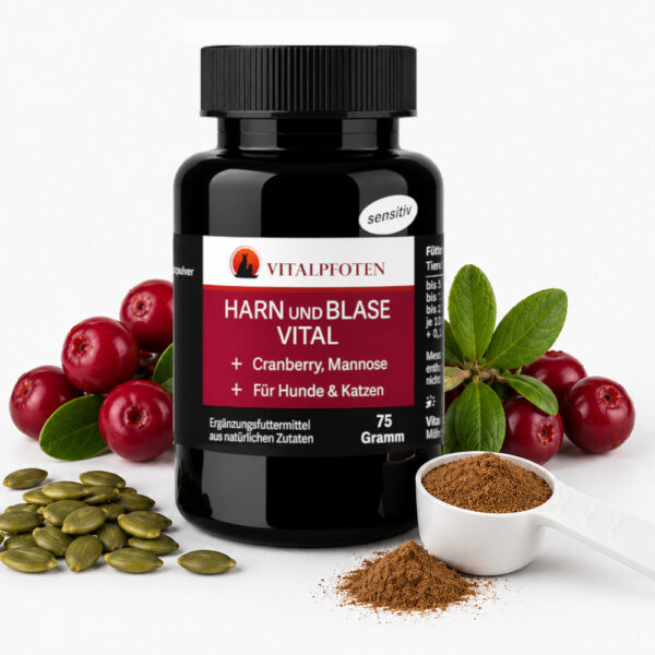 Kürbiskern Mannose Cranberry Blase Hund Katze Niere Harn