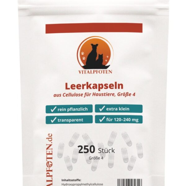 Leerkapseln klein Hunde Katzen