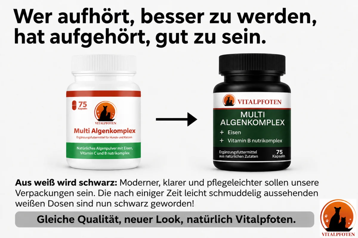 Designänderung Alge Vitamin B Eisen